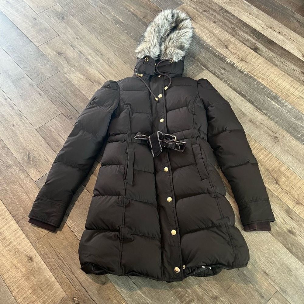 JUICY LONG DOWN WINTER COAT
DETACHABLE HOOD Size s
